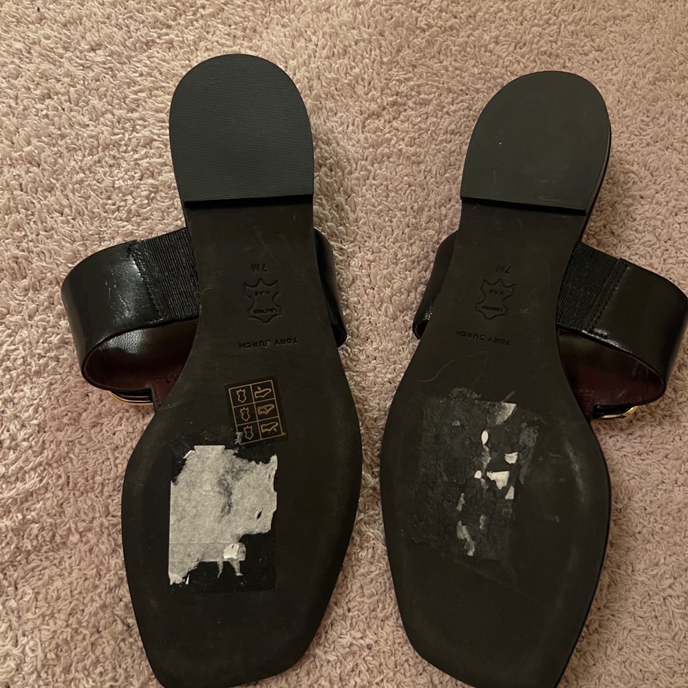 Tory Burch Georgia Leather Sandals - Picture 12 of 15